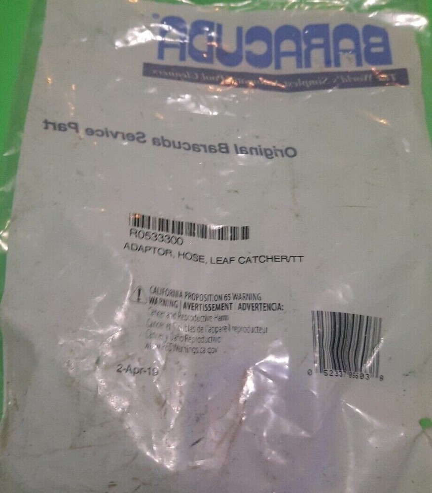 Baracuda Adapter Leaf Trapper Hose R0533300