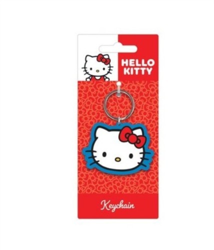 HELLO KITTY (FACE) PVC KEYCHAIN