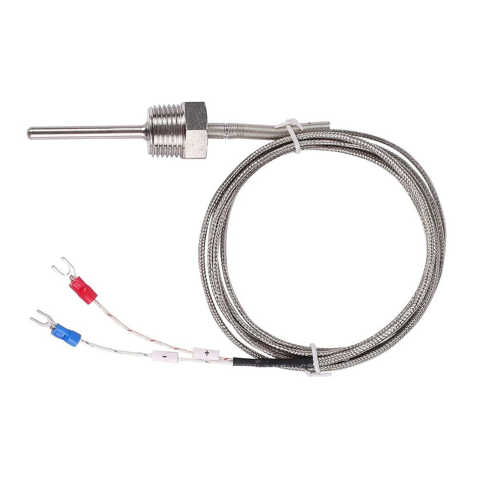 Waterproof K Type Thermocouple Temperature Sensor Probe For PID Controller Two