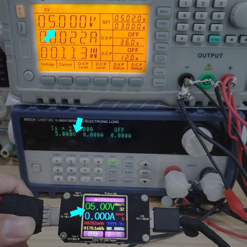 USB Power Meter Tester LCD Display Current Multimeter Voltmeter Detectors NEW US