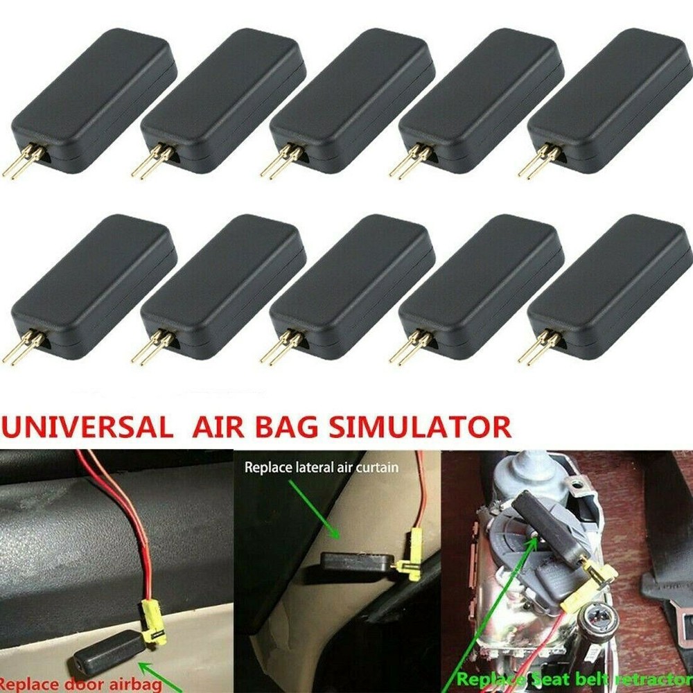10 Pcs Car Simulator Emulator SRS Resistor Bypass Fault Finding Diagnostic Tools