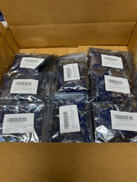 20pks-100pc 5mm Blue LEDs
