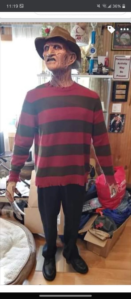 FREDDY KRUEGER bust life sized prop statue