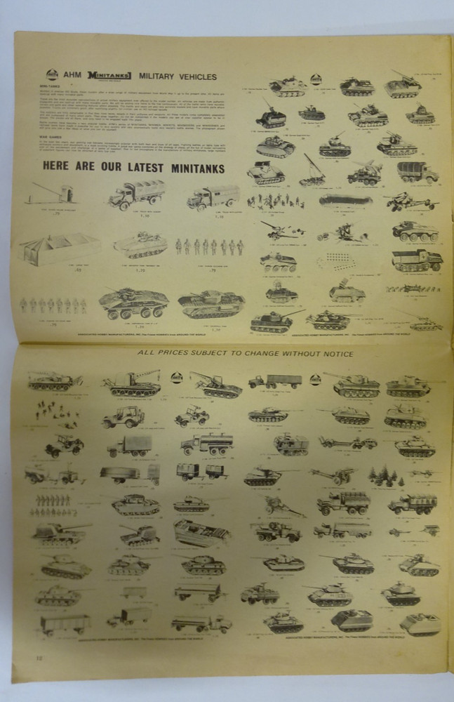 Vintage 1973 AHM Train Set Instructions & Catalog CA-18D