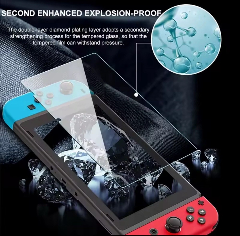 3Pack Tempered Glass Screen Protector for Nintendo Switch Lite Gaming System