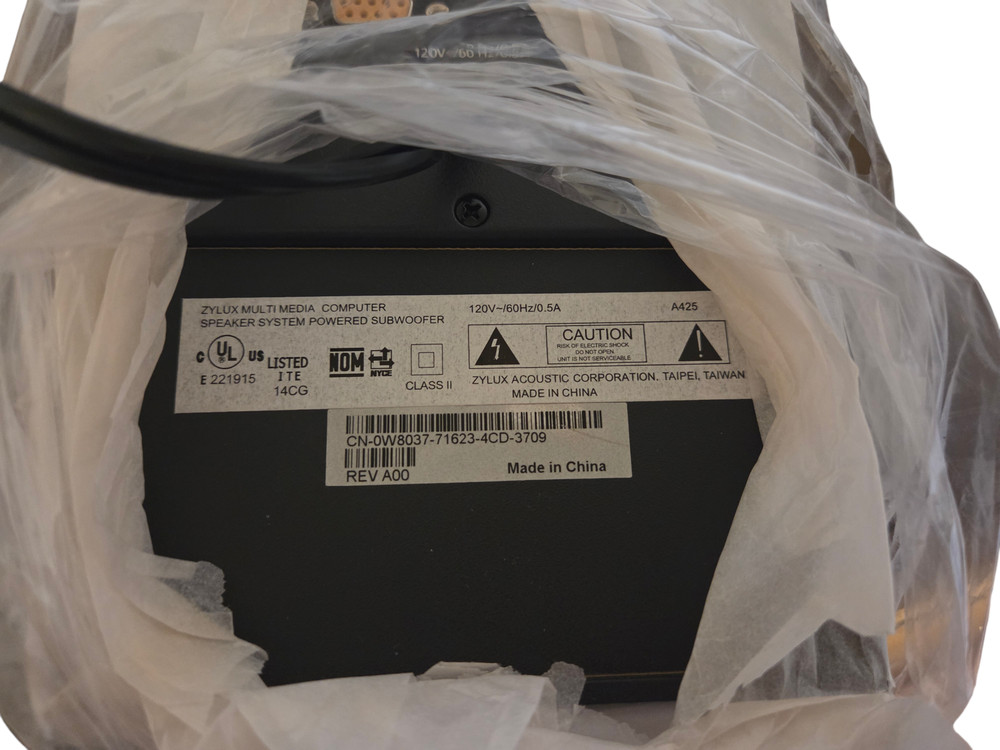 Dell A425 Multimedia Computer Speaker System w/ Powered Subwoofer NOS