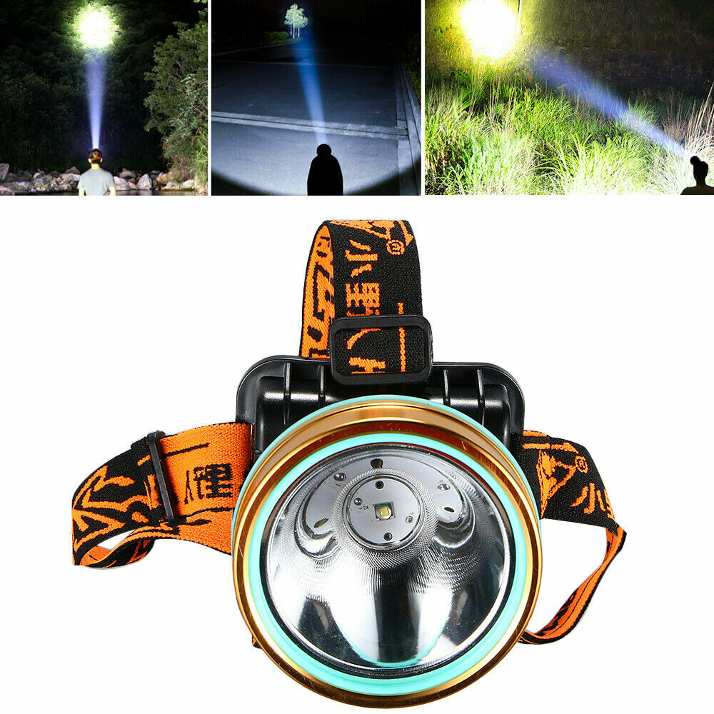 Led Headlight Head Lamp USB Rechargeable Torch Work Flashlight Hunting Light
