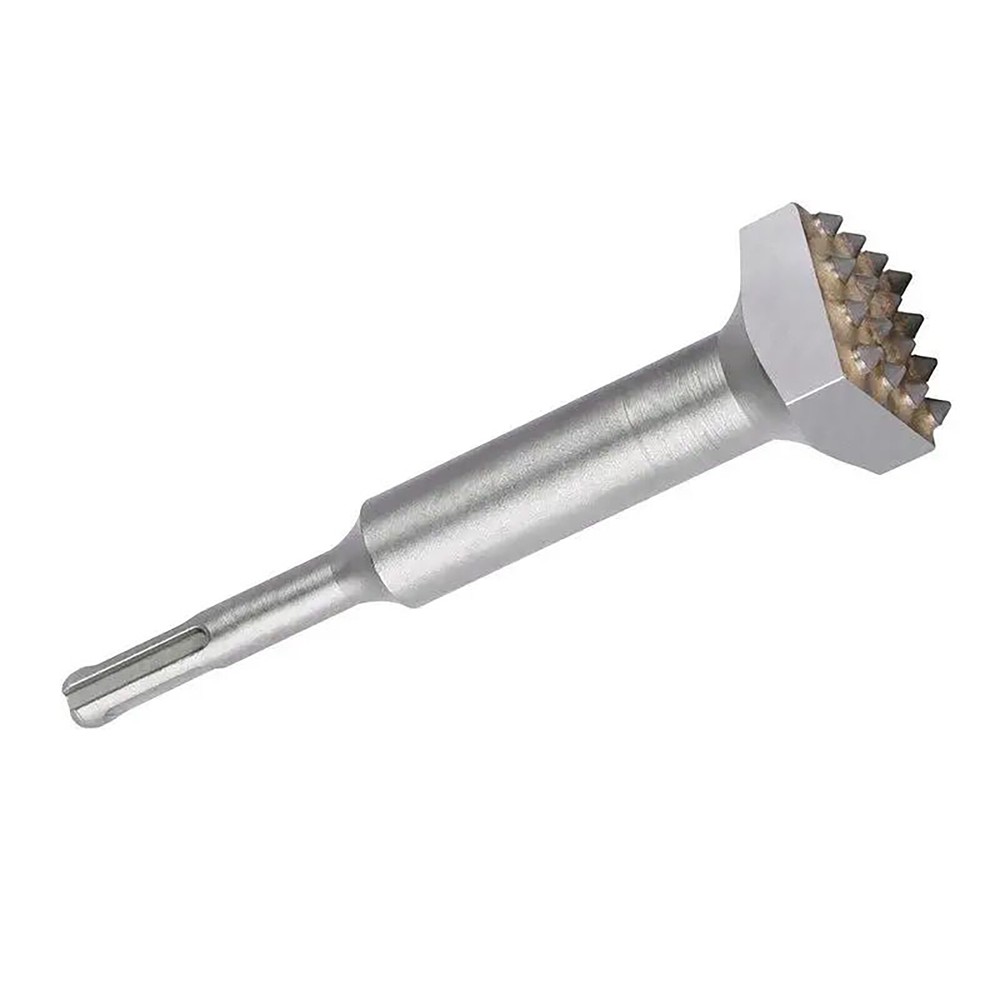 New SDS PLUS Carbide Tipped 16-Teeth Bush Hammer Chisel Bit For Concrete Stone