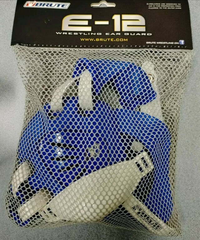 Brute red, black, white, or light blue headgear