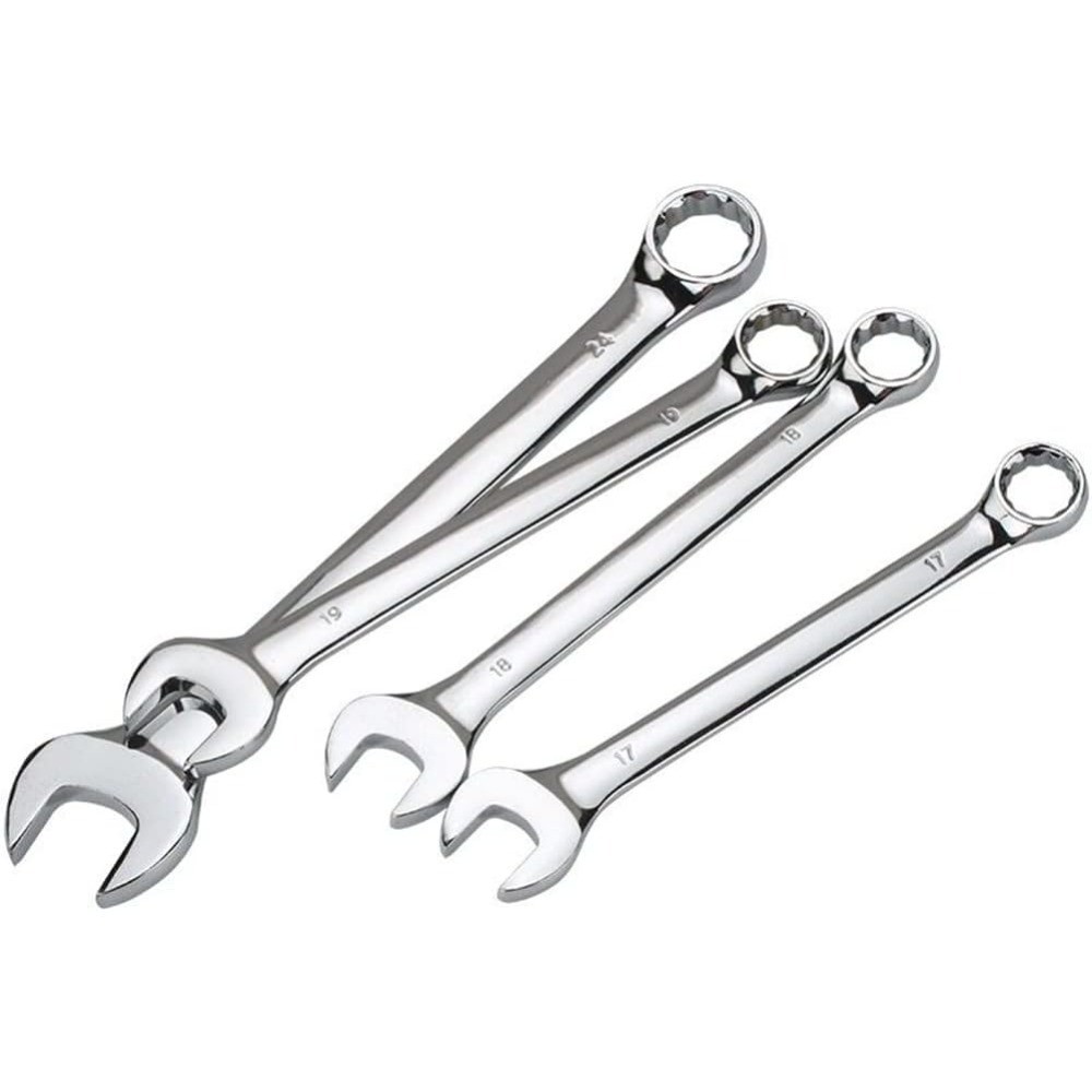 18mm 12-Point Combination Wrench Box End and Open End Spanner Tool
