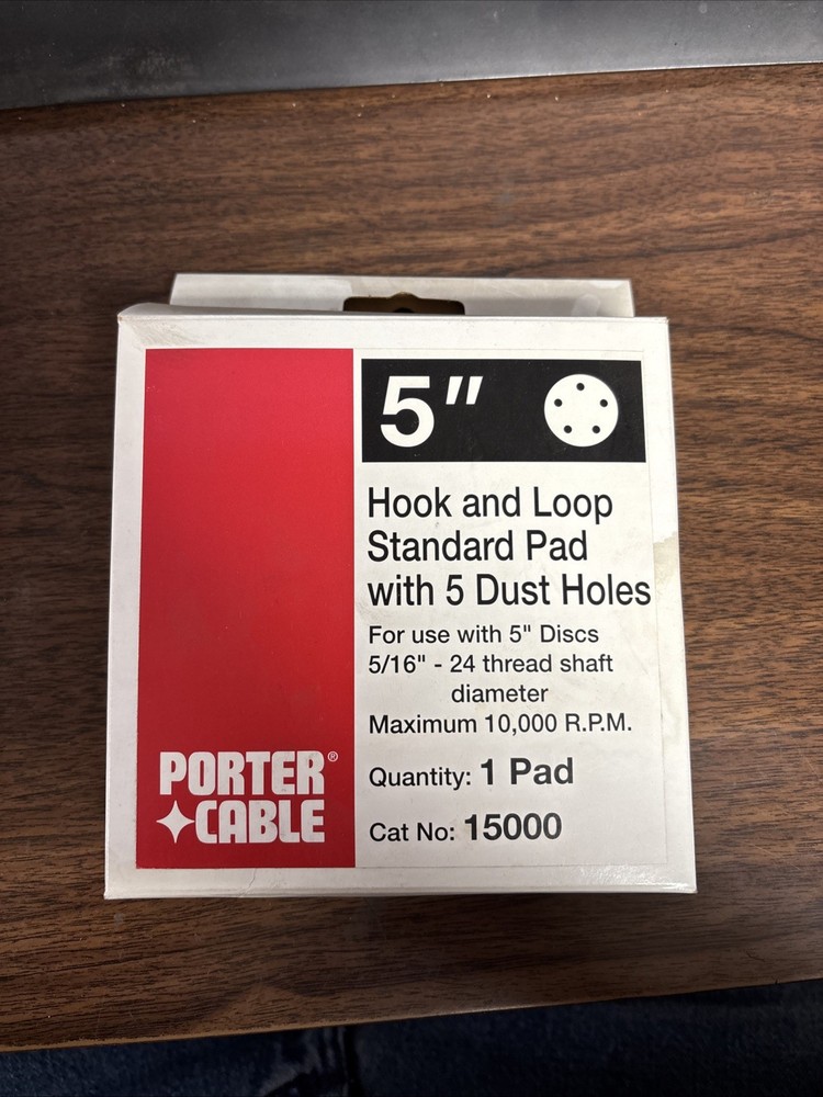 Hook And Loop Standard Pad With 5 Dust Holes 15000