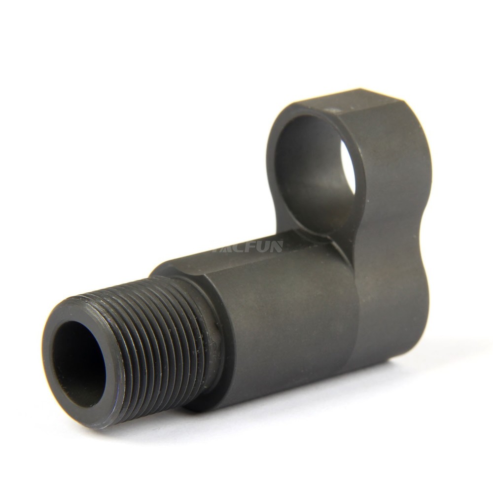 M1 Garand Muzzle Brake Adapter 5/8x24 Thread Steel w/ Protective Nut