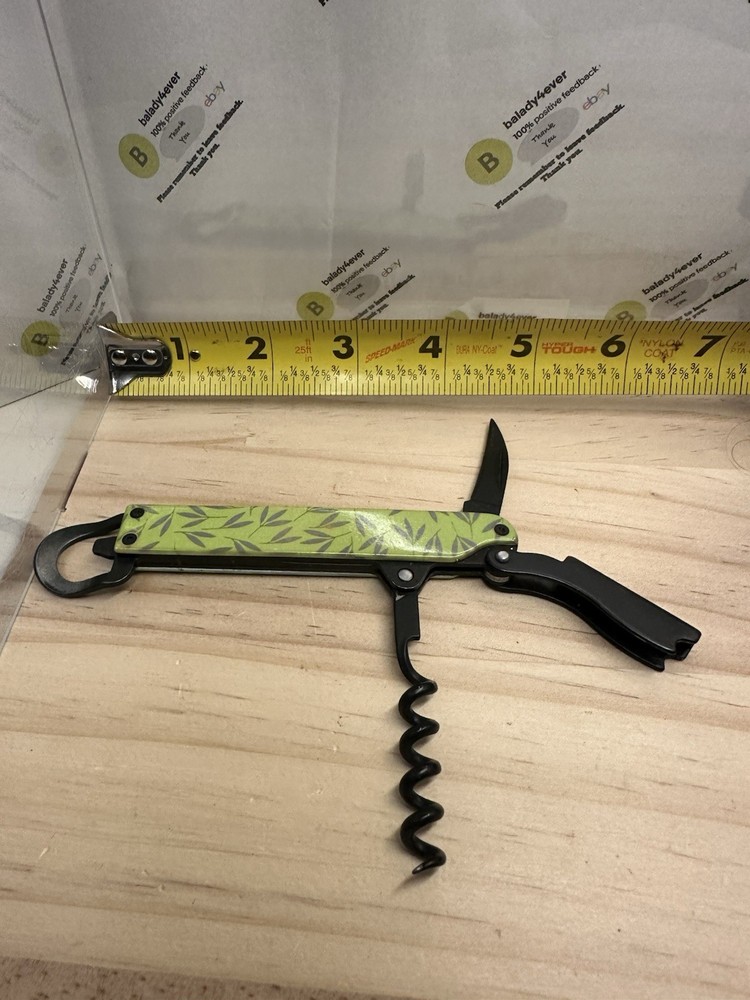 Techno Corkscrew, Leafy Bottle Opener