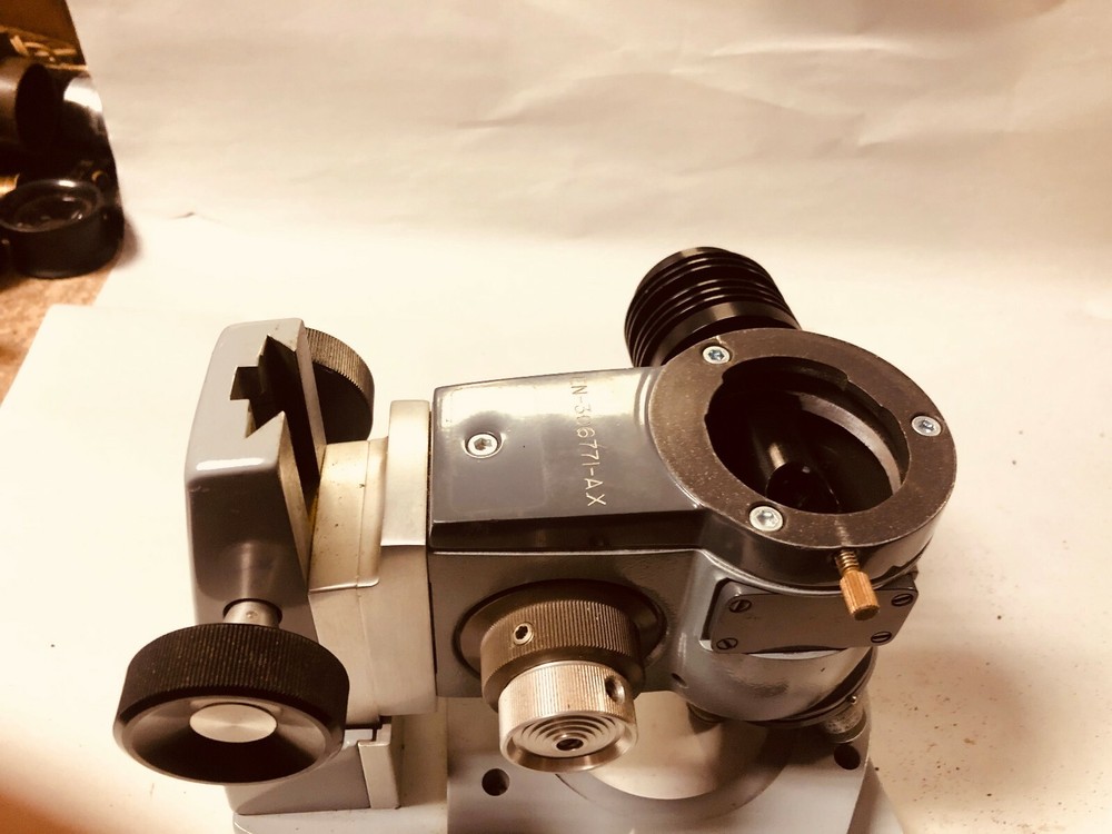 MACHINIST TOOL LATHE MILL American Optical Microscope Base OfCe FrBk