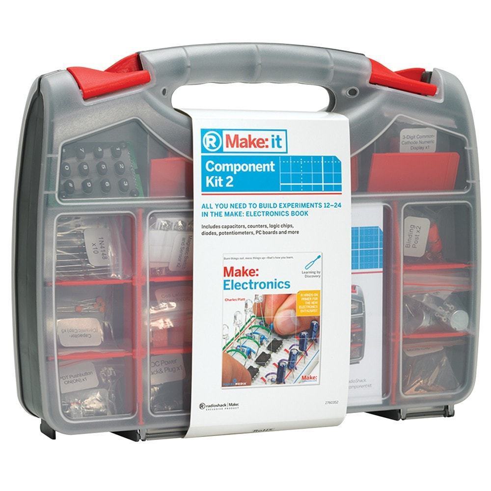 RadioShack Make IT Component Pack 2 Kit for 1st Edition Make Electronics 2760352