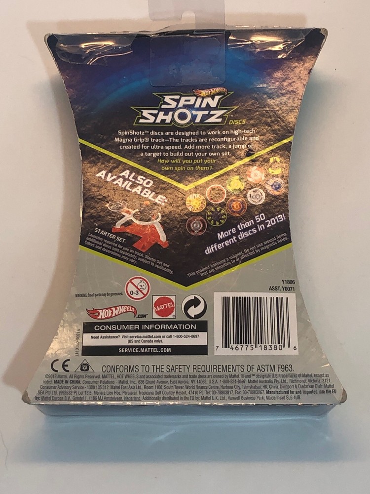 Hot Wheels Spin Shotz Speed Pack Hyper Speed Track Discs