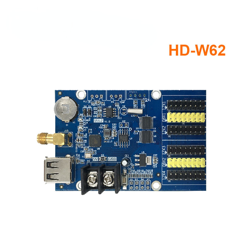 HD-W62 USB+Wifi LED display Control card, Single&Dual Color led control system
