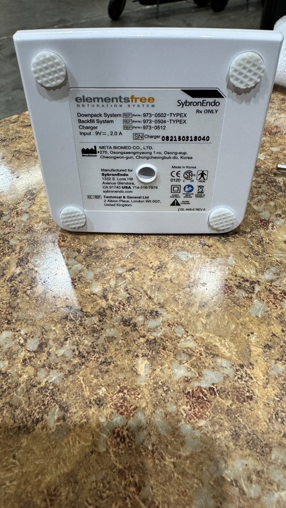 SybronEndo Elementsfree Obturation System Replacement Charging Cradle Charger