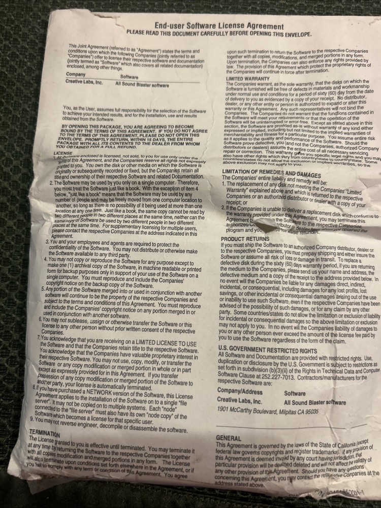 RARE Vintage 1983 IBM Property Software Computer Floppy Diskette 2D Programs