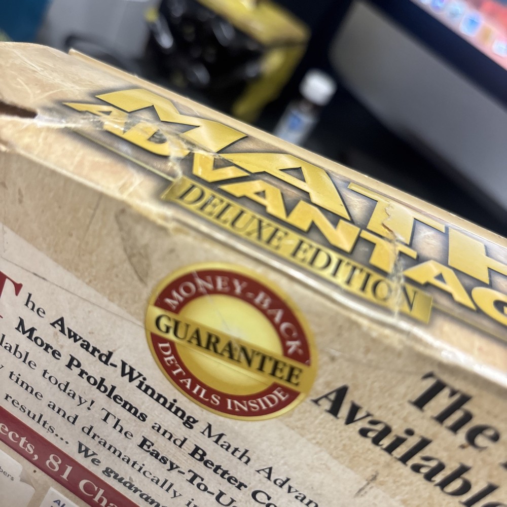 Math Advantage Deluxe Edition CD-ROM Pre-Algebra & Pre-Calculus + Complete Set