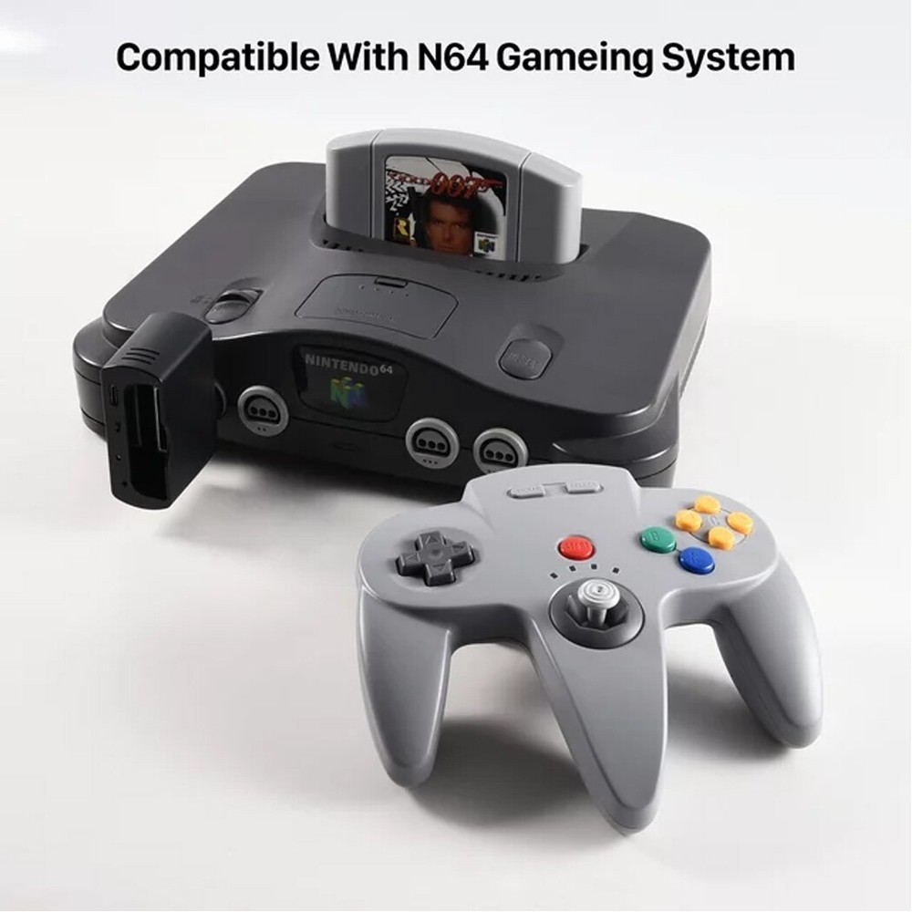 Wireless For N64 Game System/Switch PC Windows Mac Remote Game Pad Joystick