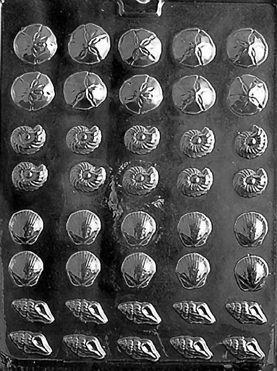 TINY SHELL ASSORTMENT Chocolate Candy Mold - Soap Making ~ BUY 2 GET 1 FREE!
