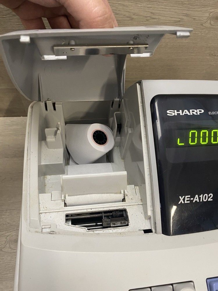 SHARP EXA102 ELECTRONIC CASH REGISTER LED DISPLAY AUTOMATIC PLUS