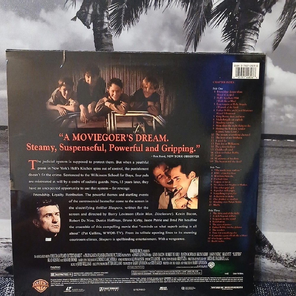 Sleepers Movie LaserDisc