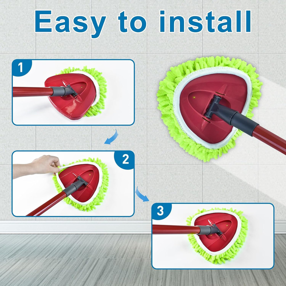 Mop Replace Head for O Cedar, Spin Mop Heads Replacements for Ocedar Easywring 1