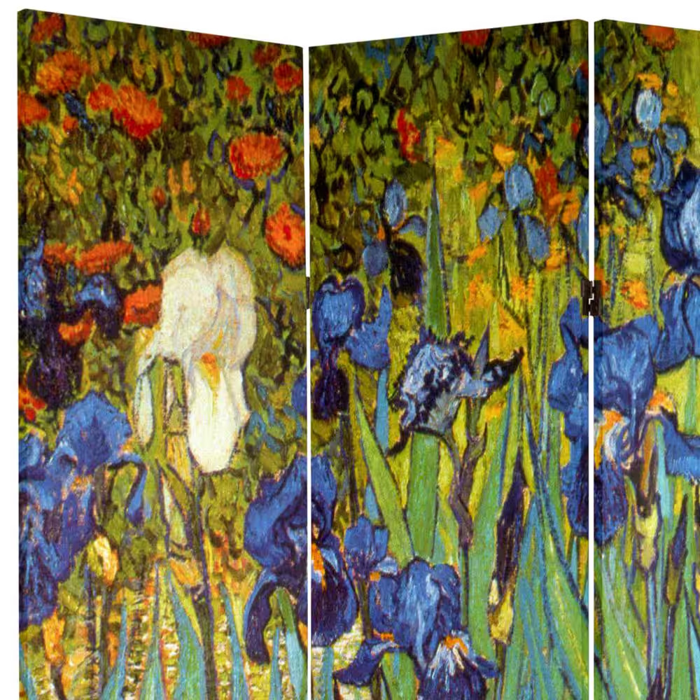 6 Ft. Printed 4-Panel Room Divider