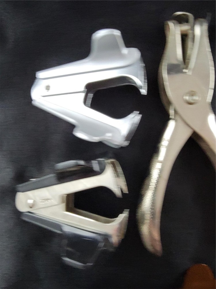 Stapler Puller & Hole Punch & Staples Swingline & Other Vintage & Modern Lot