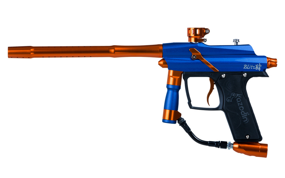 Azodin Blitz 4 - Electronic Paintball Marker - Blue/Orange