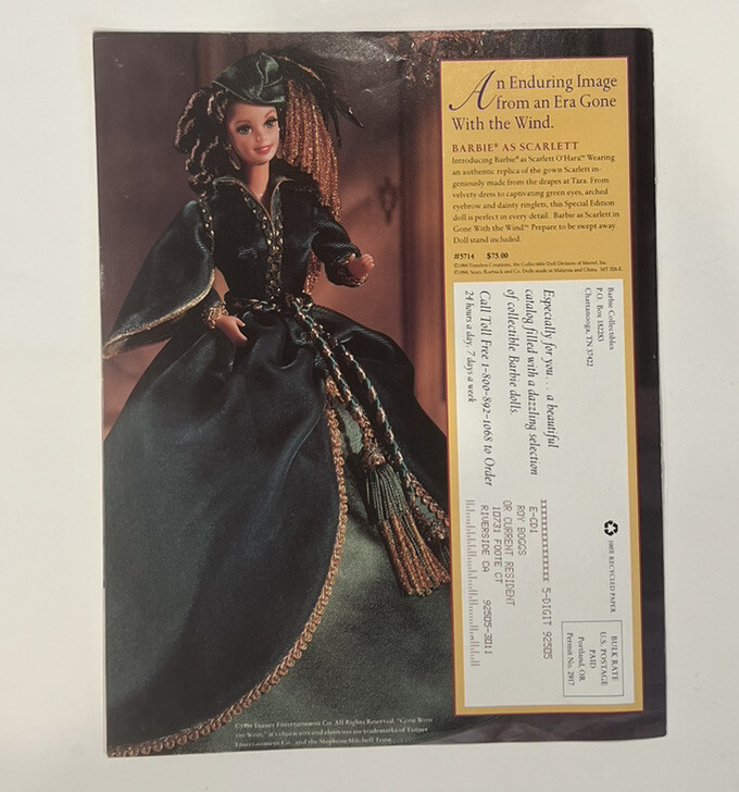 Barbie Erté Himstedt SEARS Catalog Fall 1994