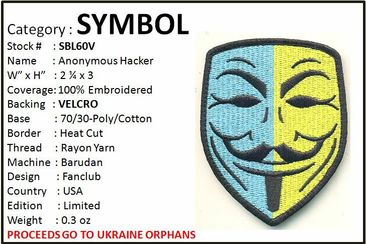 ANONYMOUS HACKERS FOR UKRAINE PATCH - SBL60V