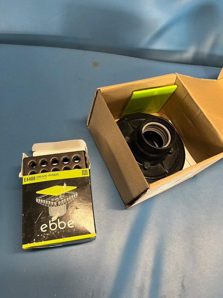 Ebbs ushower drain assembly E4400 tile mud pan