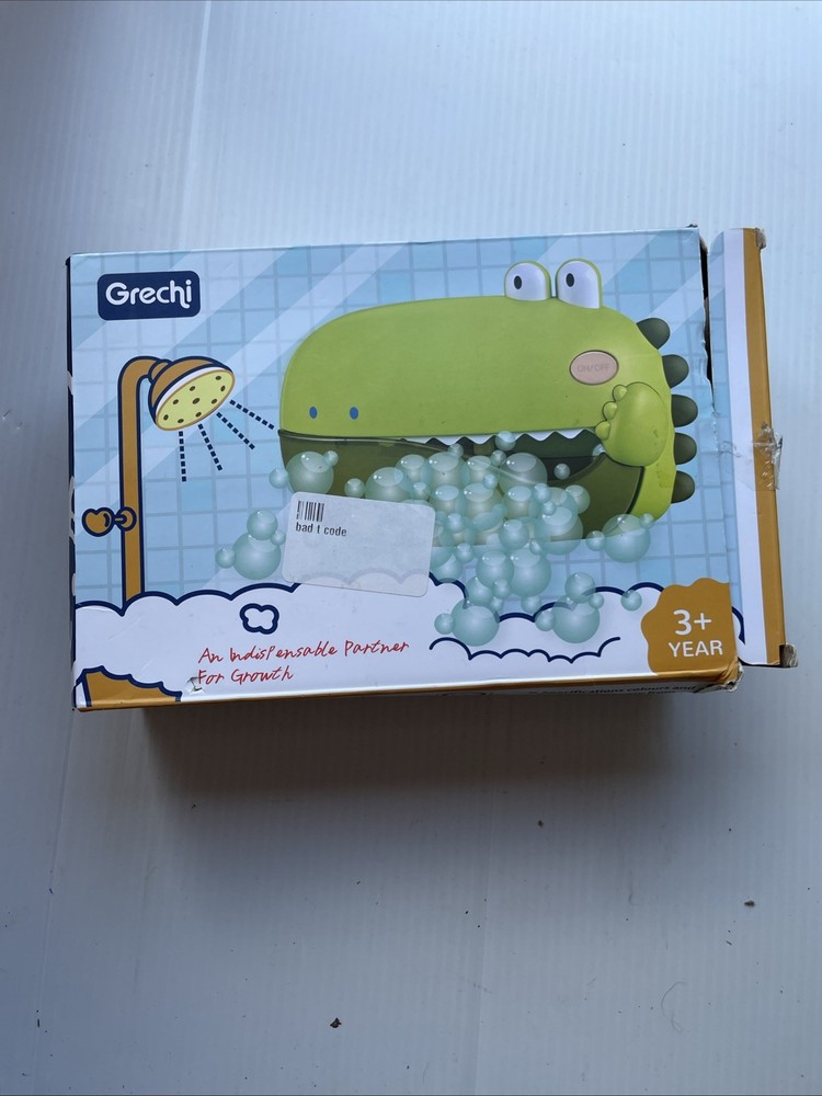 Dinosaur Bubble Machine Bath Toy Ages 3+ Never Used
