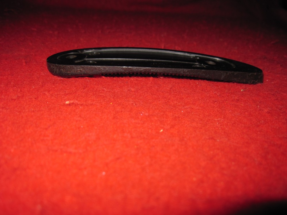 Remington Model 31 Black Plastic Buttplate