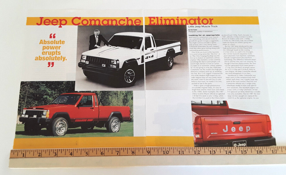 JEEP COMANCHE ORIGINAL 2006 ARTICLE