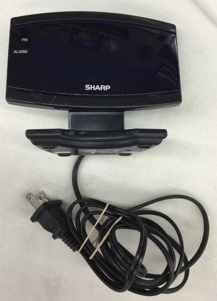 Sharp Model SPC106 Digital Alarm Clock (Large Blue Display) Works c5
