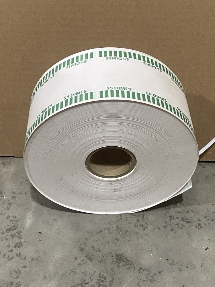 Controltek MMF Dime Automatic Coin Wrapper Roll For Coin Wrapping Machine Dimes