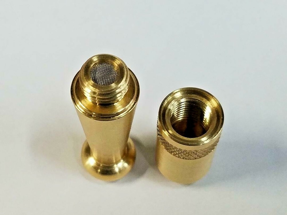 THREE SOLID BRASS ZEPPELIN PIPES* MADE IN USA*HIGH QUALITY*ASSORTED DESIGN!!!!