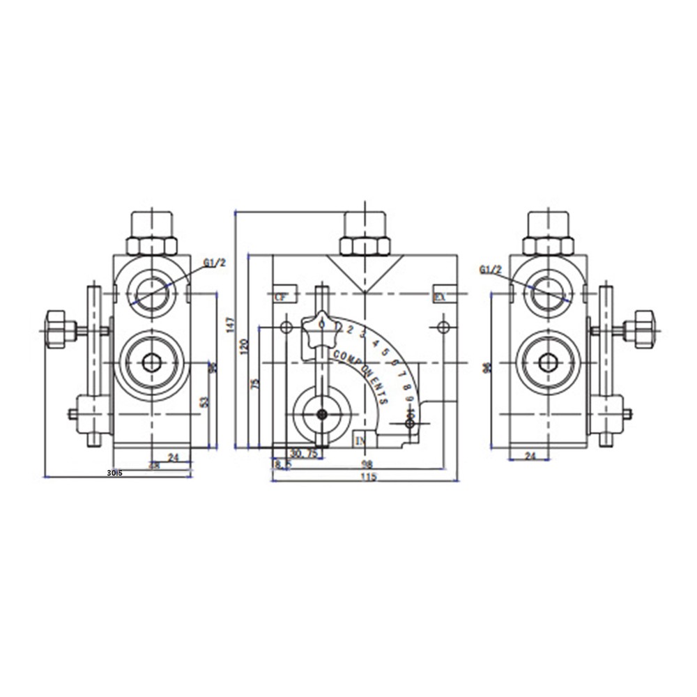 Hydraulic Adjustable Variable Flow Control Valve for Efficient Fluid Control