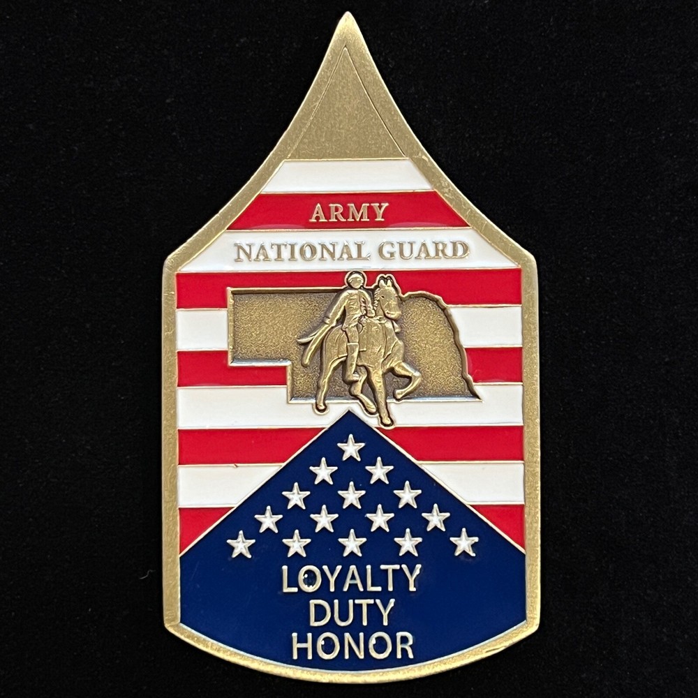 Nebraska Army National Guard State Command Sergeant Major CSM Challenge Coin