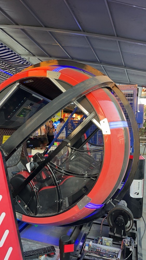 Space Time Shuttle simulator virtual reality arcade