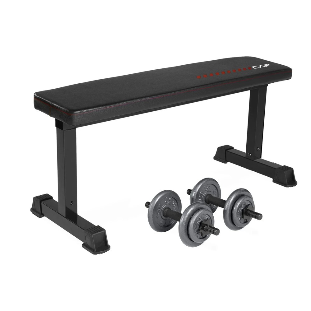 CAP Strength Universal Flat Weight Bench, Black