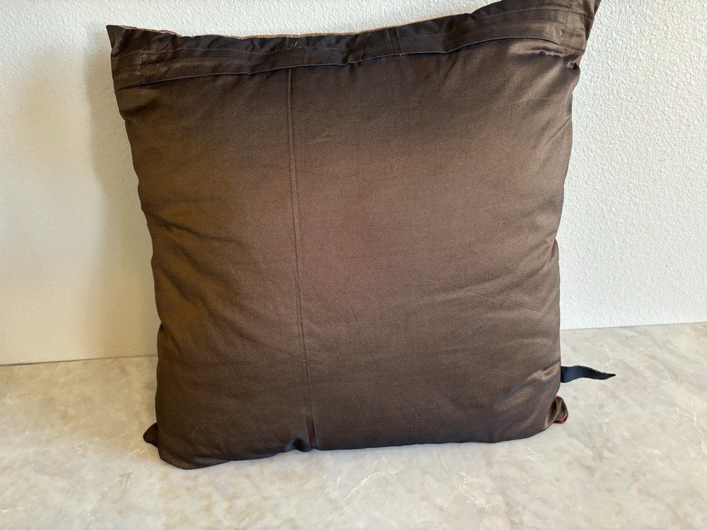 Borgata Velour Beaded Throw Pillow