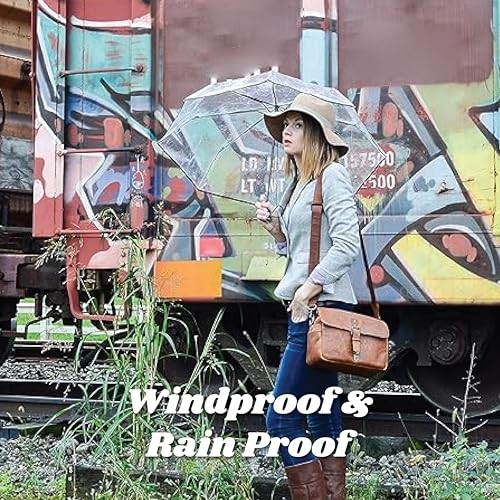 Ultra Folding Umbrella with Auto Open Technology One Size Clear