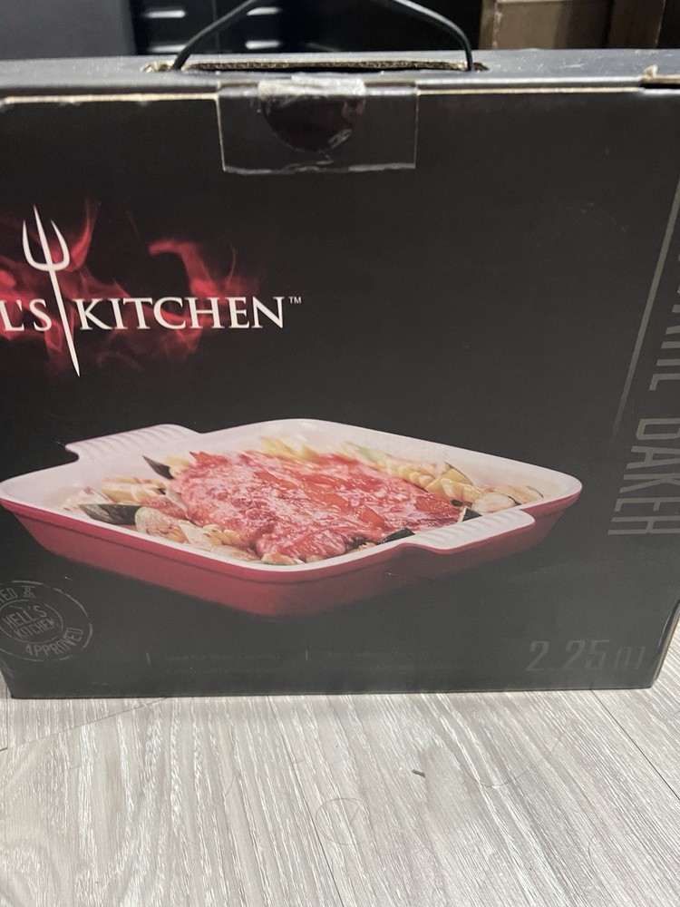 Hell’s Kitchen by Gordon Ramsay Ceramic Baking Dishes – 2-Piece Set (New)
