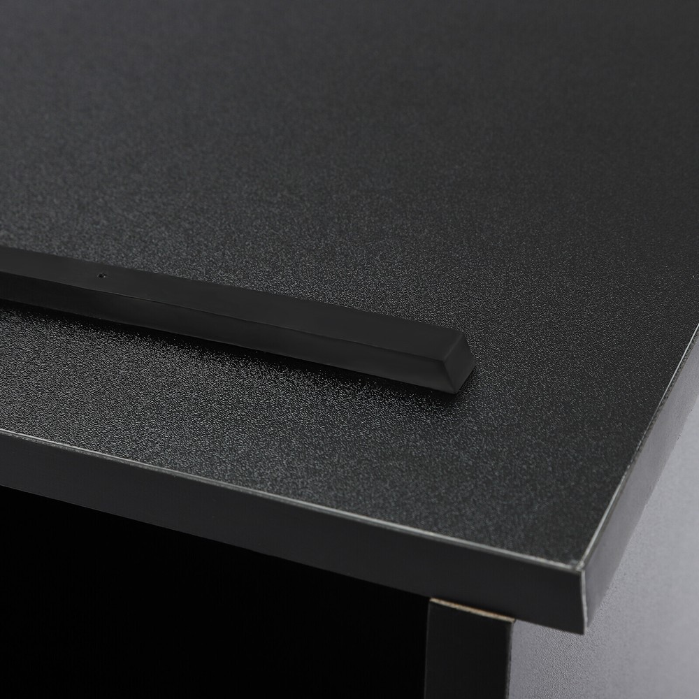Black Table Top Lectern Portable Tabletop Lectern Classroom Presentation Lectern