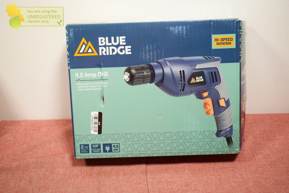 Blue Ridge Tools 4.5 Amp Power Corded Drill